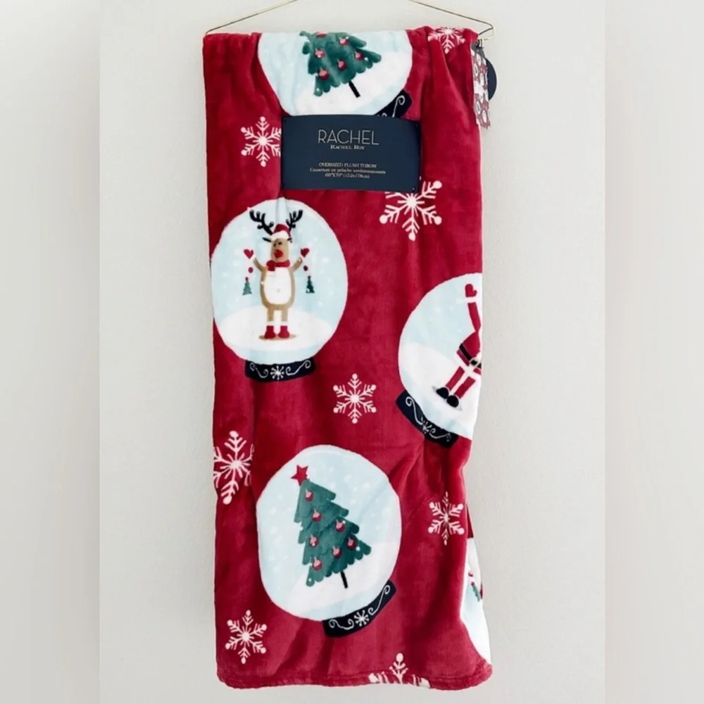 Rachel Rachel Roy Christmas Plush Throw